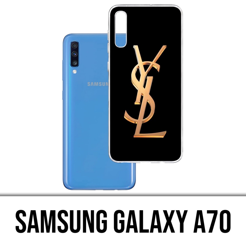 Funda Samsung Galaxy A70 - Ysl Yves Saint Laurent Gold Logo