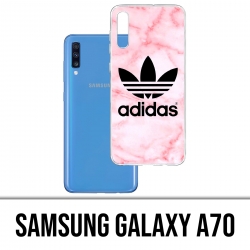 Custodia per Samsung Galaxy A70 - Adidas marmo rosa