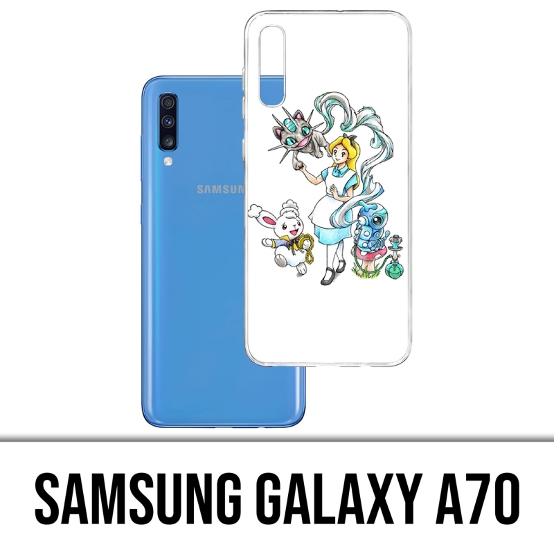 Coque Samsung Galaxy A70 - Alice Au Pays Des Merveilles Pokémon