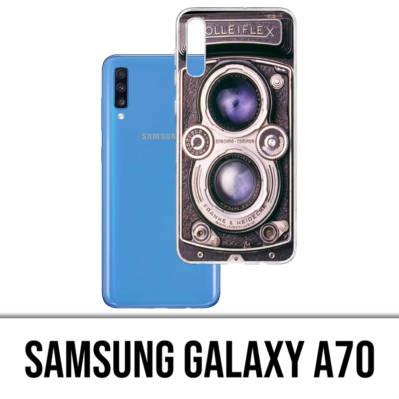 Samsung Galaxy A70 Case - Vintage Camera