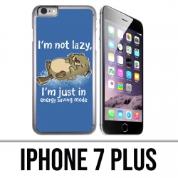 Coque iPhone 7 PLUS - Loutre Not Lazy