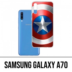 Custodia per Samsung Galaxy A70 - Captain America Avengers Shield