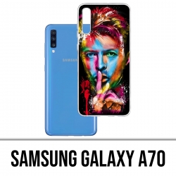 Coque Samsung Galaxy A70 - Bowie Multicolore