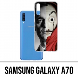 Samsung Galaxy A70 Case - Casa De Papel Berlin Mask Split