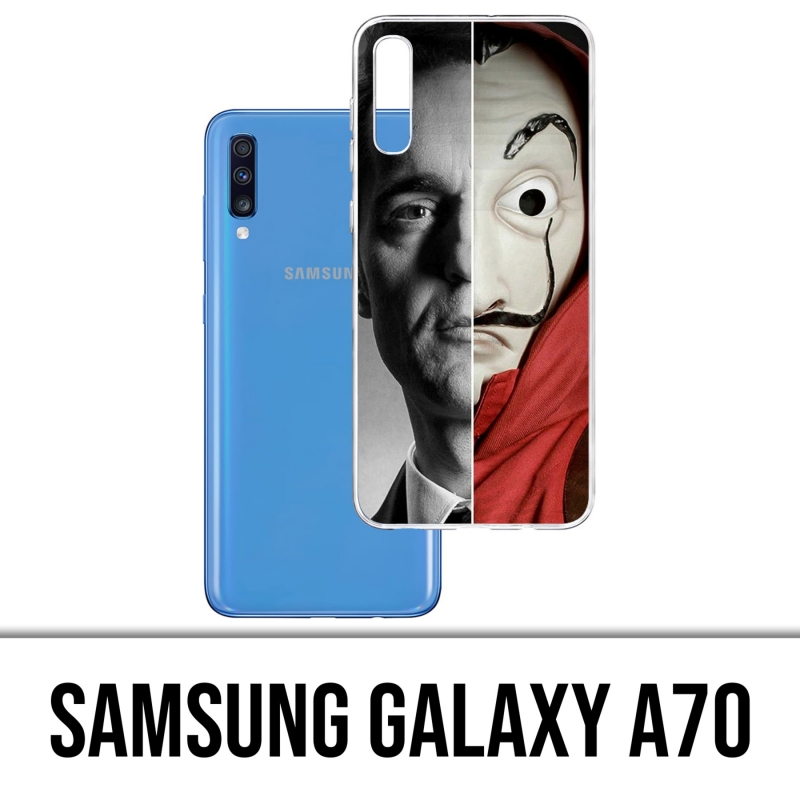 Samsung Galaxy A70 Case - Casa De Papel Berlin Mask Split