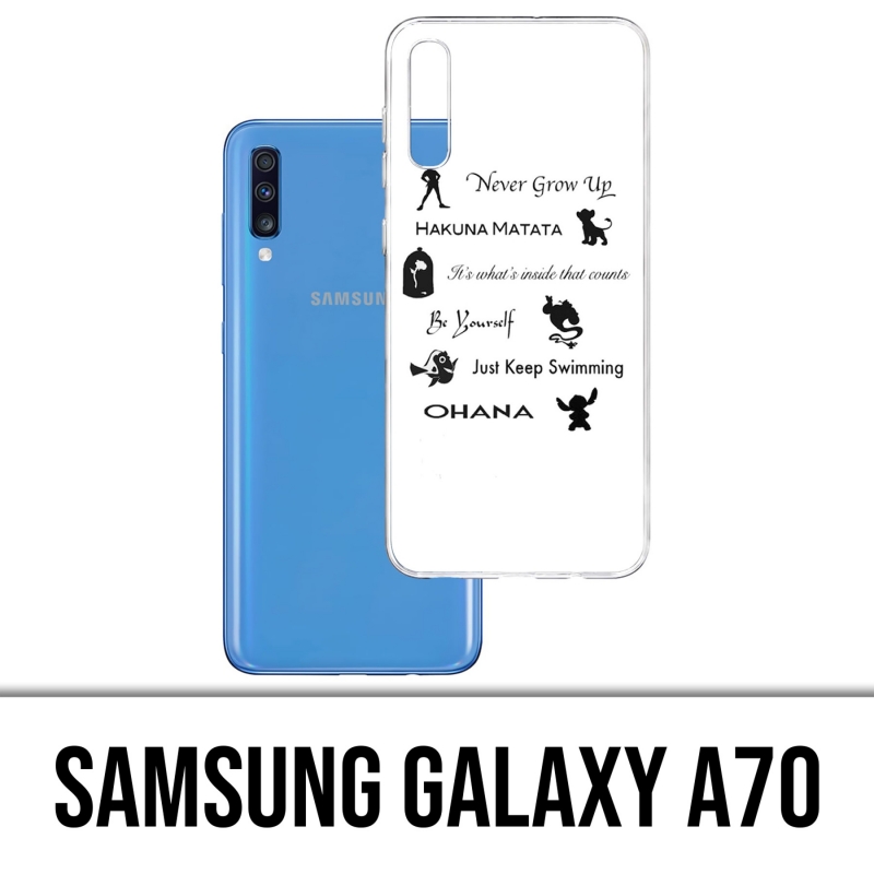 Samsung Galaxy A70 Case - Disney Quotes
