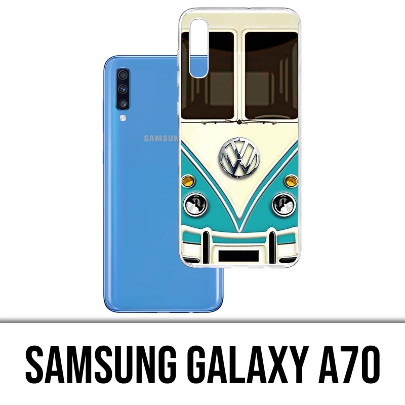 Custodia per Samsung Galaxy A70 - Autobus Volkswagen VW vintage