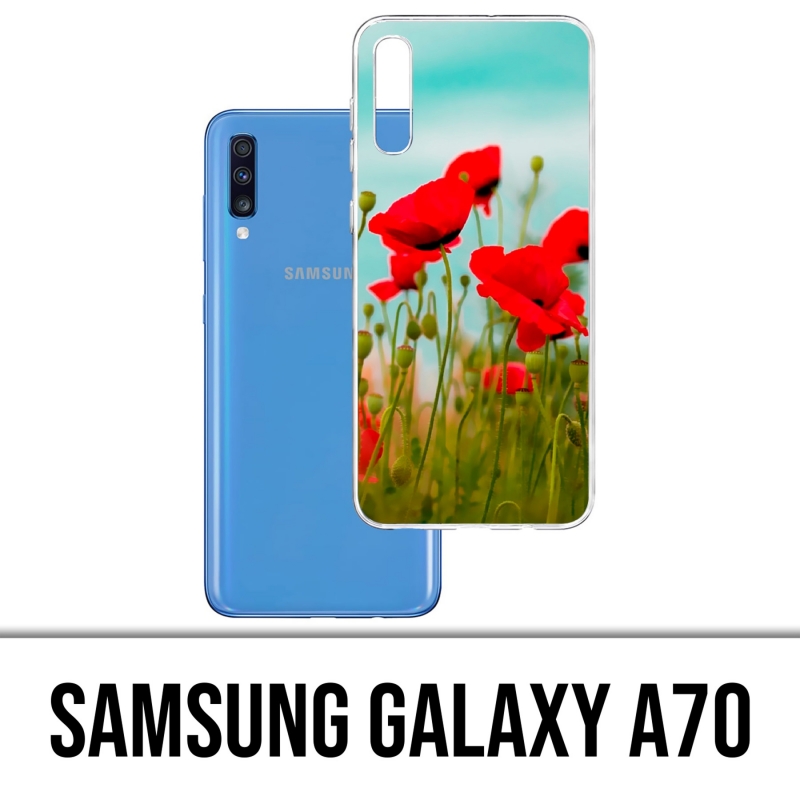 Samsung Galaxy A70 Case - Poppies 2