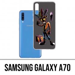 Custodia per Samsung Galaxy A70 - Maschera Crash Bandicoot