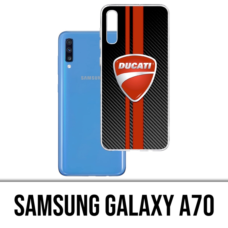Funda Samsung Galaxy A70 - Ducati Carbon