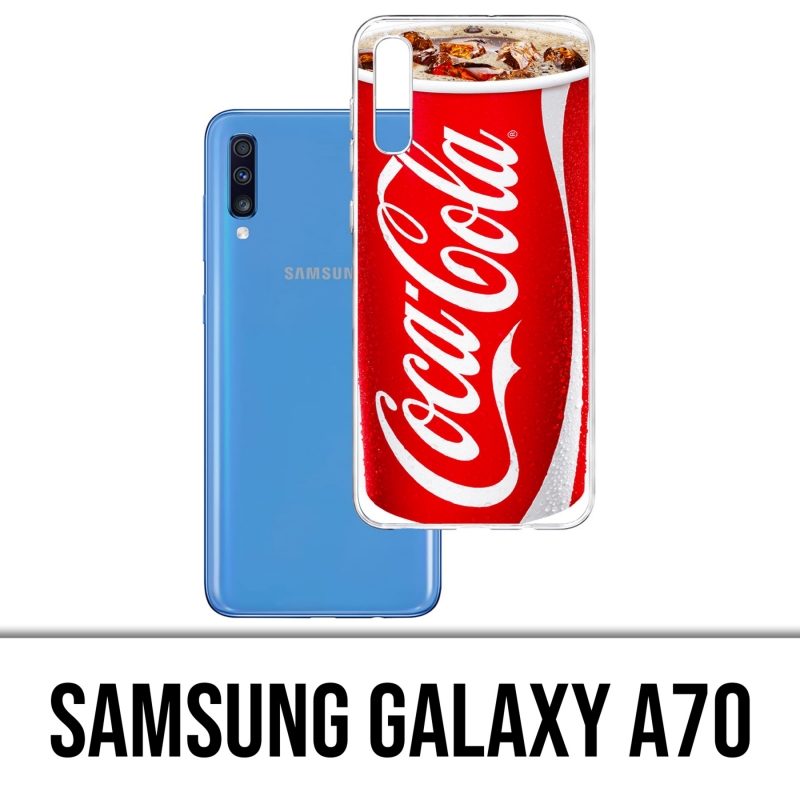 Custodia per Samsung Galaxy A70 - Fast Food Coca Cola