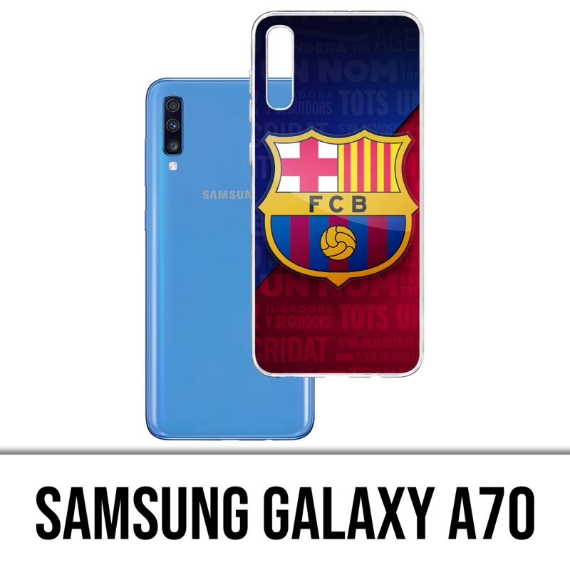 Coque Samsung Galaxy A70 - Football Fc Barcelone Logo