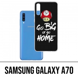 Coque Samsung Galaxy A70 - Go Big Or Go Home Musculation
