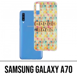 Samsung Galaxy A70 Case - Happy Days