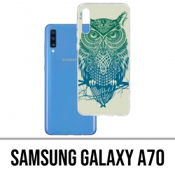Custodia per Samsung Galaxy A70 - Gufo astratto