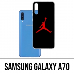 Custodia per Samsung Galaxy A70 - Jordan Basketball Logo nera