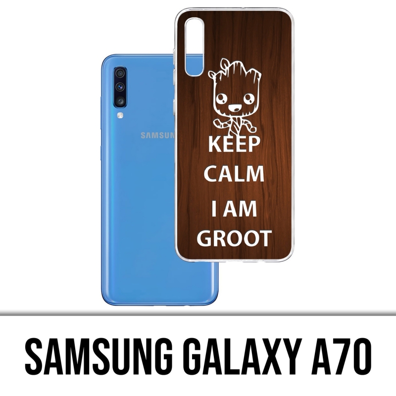 Samsung Galaxy A70 Case - Keep Calm Groot