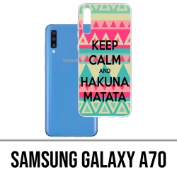 Samsung Galaxy A70 Case - Keep Calm Hakuna Mattata