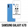 Coque Samsung Galaxy A70 - Keep Calm Pandicorn Panda Licorne