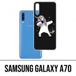 Samsung Galaxy A70 Case - Tupfen Einhorn