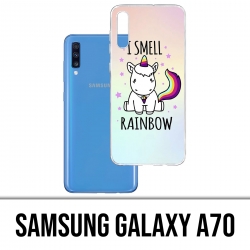 Coque Samsung Galaxy A70 - Licorne I Smell Raimbow