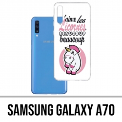 Coque Samsung Galaxy A70 - Licornes