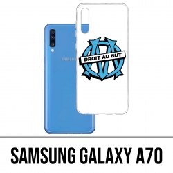 Coque Samsung Galaxy A70 - Logo Om Marseille Droit Au But