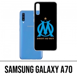 Custodia per Samsung Galaxy A70 - Om logo Marsiglia nera