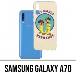 Samsung Galaxy A70 Case - Los Mario Hermanos