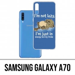 Coque Samsung Galaxy A70 - Loutre Not Lazy