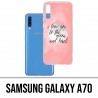 Custodia per Samsung Galaxy A70 - Love Message Moon Back