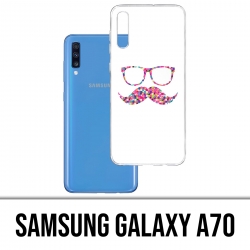 Custodia per Samsung Galaxy A70 - Occhiali baffi