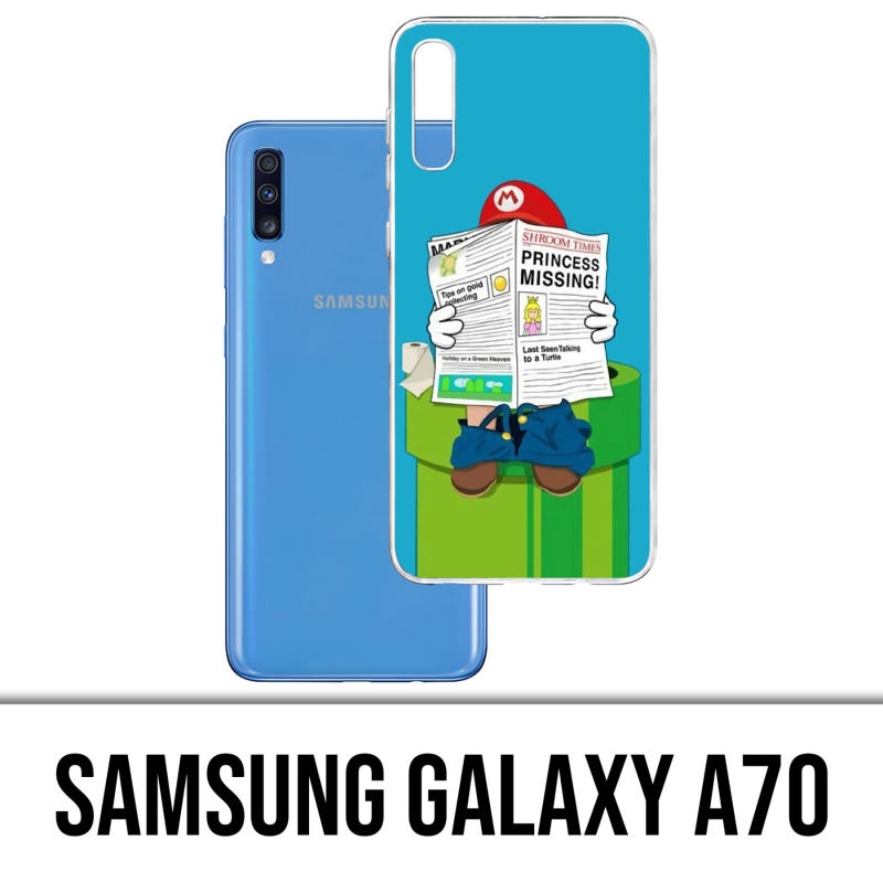 Samsung Galaxy A70 Case - Mario Humor
