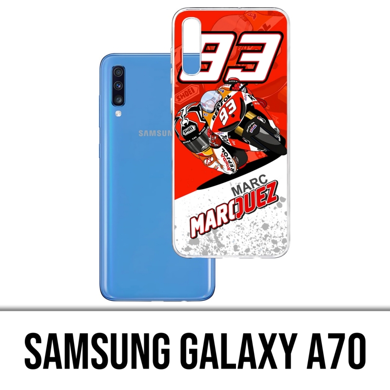 Funda Samsung Galaxy A70 - Marquez Cartoon