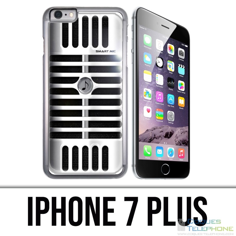 Funda para iPhone 7 Plus - Micrófono vintage