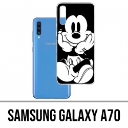 Funda para Samsung Galaxy A70 - Mickey blanco y negro