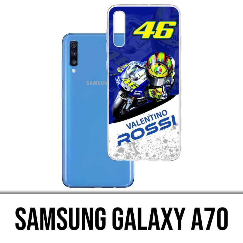 Custodia Samsung Galaxy A70 - Motogp Rossi Cartoon 2