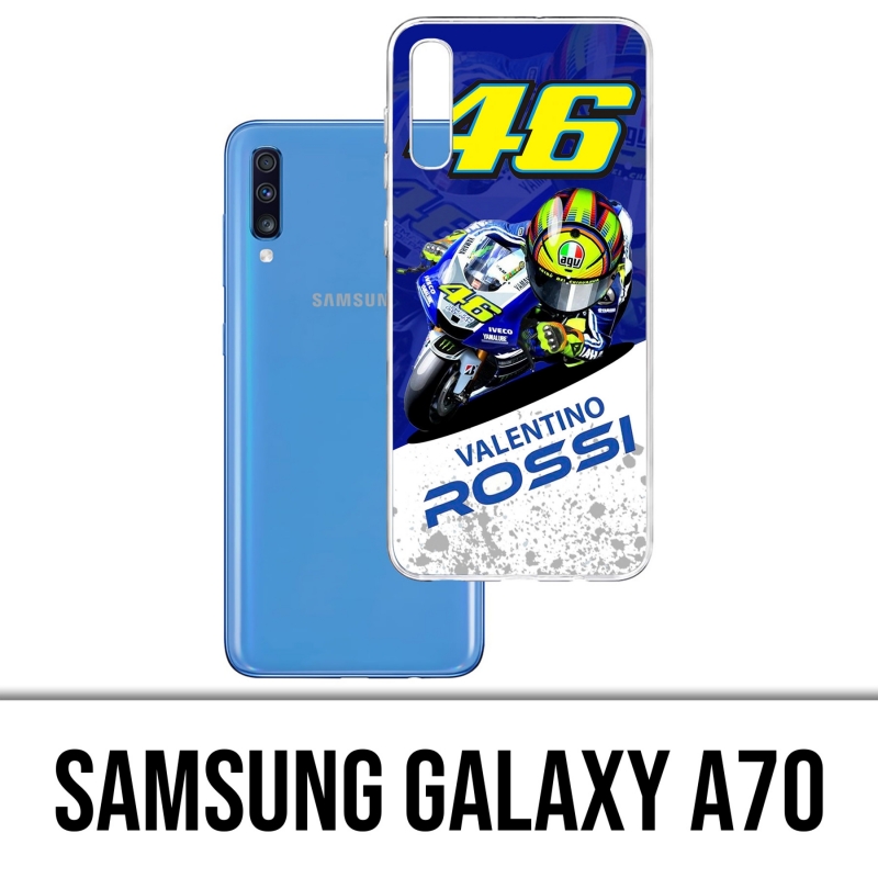 Funda Samsung Galaxy A70 - Motogp Rossi Cartoon