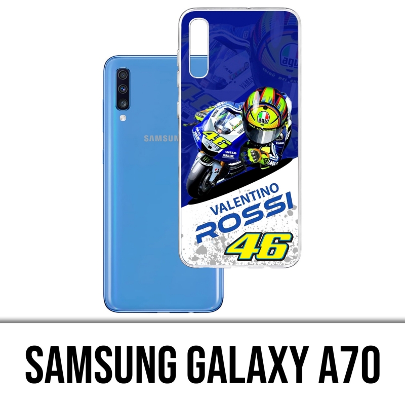 Funda Samsung Galaxy A70 - Motogp Rossi Cartoon Galaxy