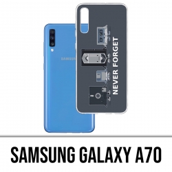Samsung Galaxy A70 Case - Never Forget Vintage