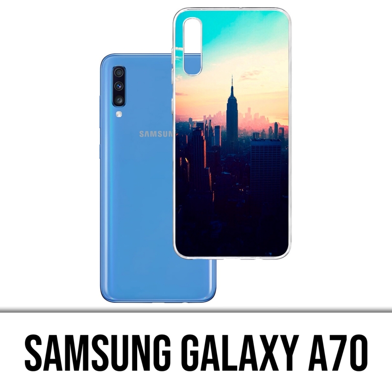 Samsung Galaxy A70 Case - New York Sunrise