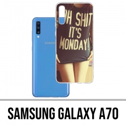 Samsung Galaxy A70 Case - Oh Shit Monday Girl