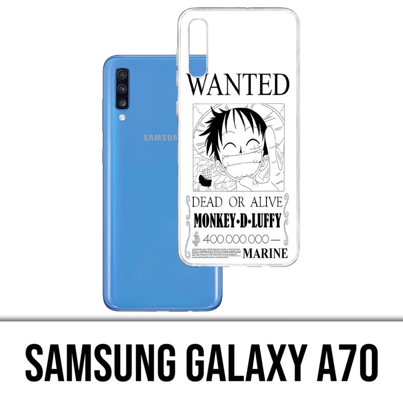 Custodia per Samsung Galaxy A70 - One Piece Wanted Rufy