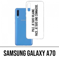 Funda Samsung Galaxy A70 - Batería Bad Bitch Face