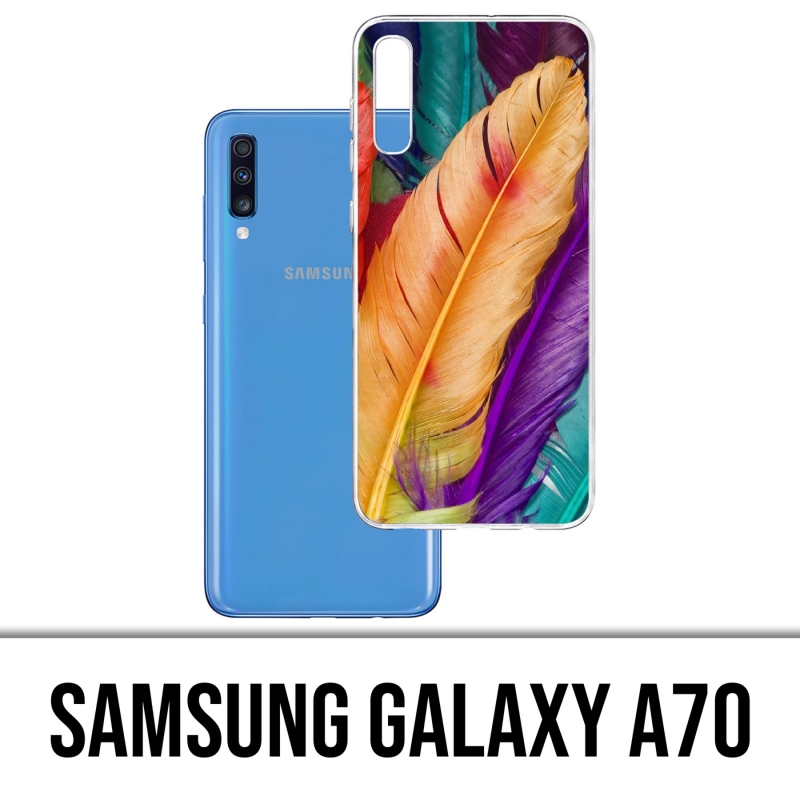 Coque Samsung Galaxy A70 - Plumes