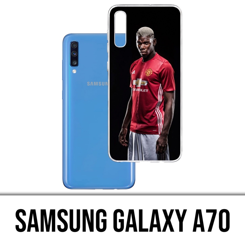 Custodia per Samsung Galaxy A70 - Pogba Manchester
