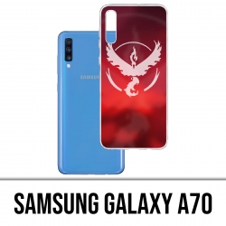 Samsung Galaxy A70 Case - Pokémon Go Team Red Grunge