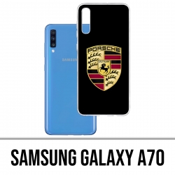 Samsung Galaxy A70 Case - Porsche Logo Schwarz
