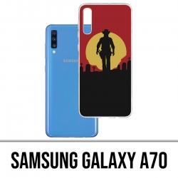 Samsung Galaxy A70 Case - Red Dead Redemption Sun.
