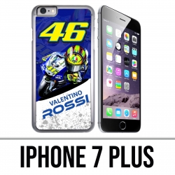 Custodia per iPhone 7 Plus - Motogp Rossi Cartoon
